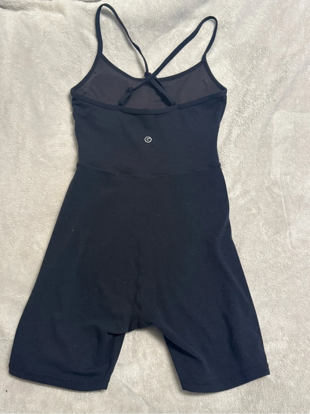 Black One-Piece Romper - Classic Tank Style